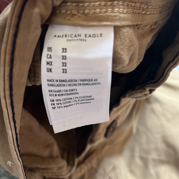 American Eagle Next Level Flex Khaki shorts - Picture 3 of 3
